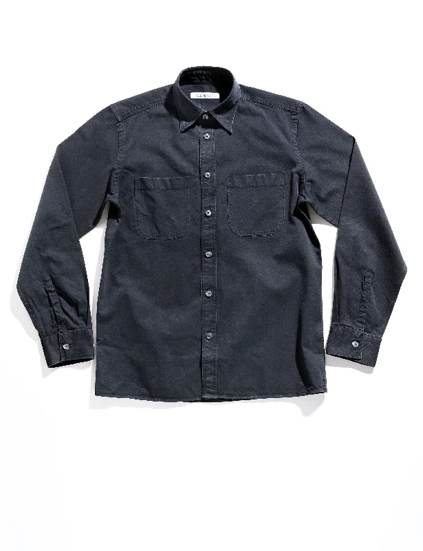 BKT16 Overshirt in Stonewashed Denim - Black Vacation