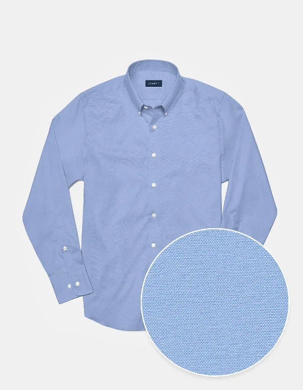 Oxford - Light Blue Stylish Men's Tropical 