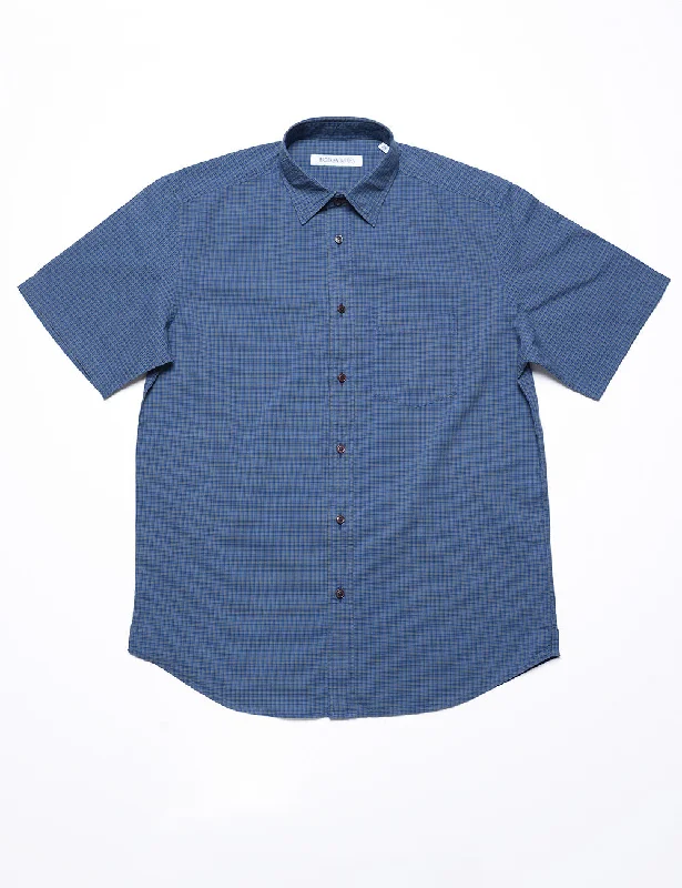 FINAL SALE: BKT14 Casual Shirt in Washed Poplin - Skyline Dynamic Men's Moto