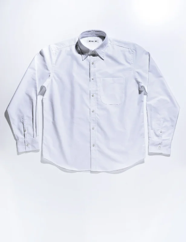 BKT14 Relaxed Shirt in Oxford - Bright White Adventure