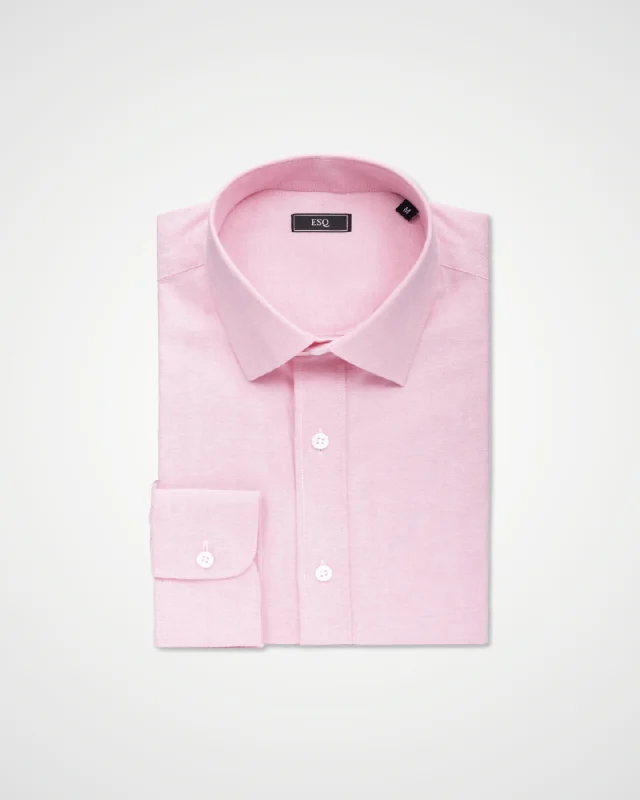 Kennedy Pink Flannel Shirt Traditional Men's Wool