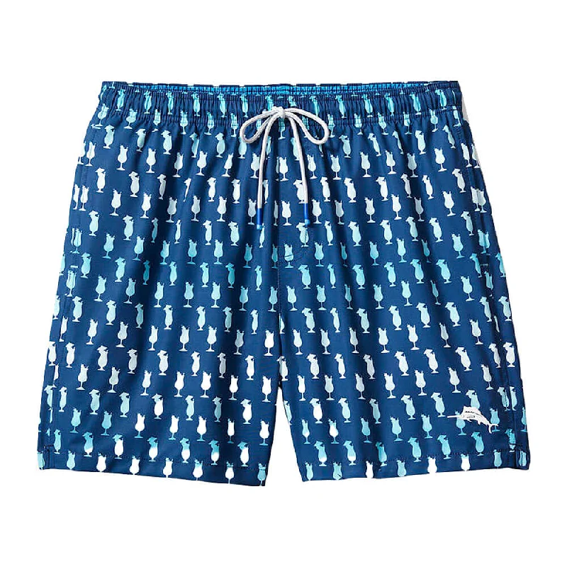 Tommy Bahama 6-Inch Naples Ombre Tini Swim Trunks - Bering Blue Artistic Men's Hand