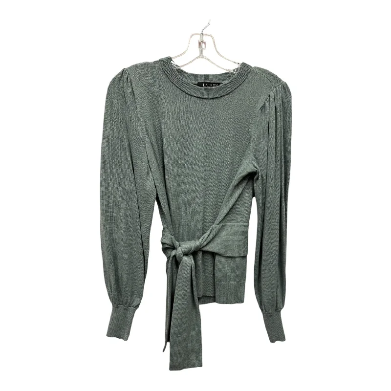 Sweater By Lauren By Ralph Lauren In Green, Size:S Masculine Men's 