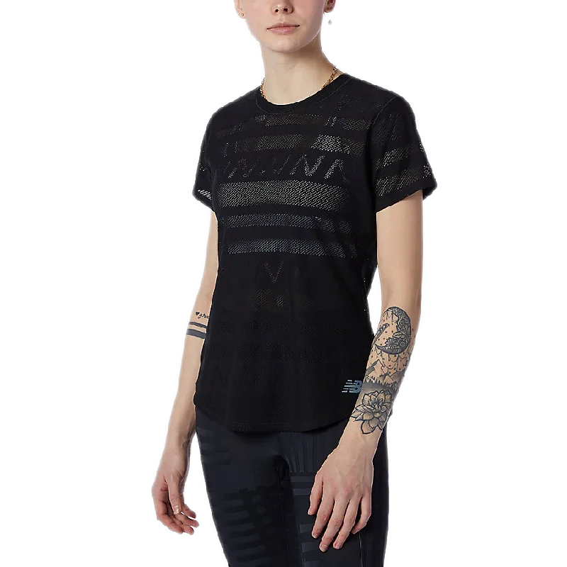 Women's Q Speed Jacquard Short Sleeve Masculine Men's 