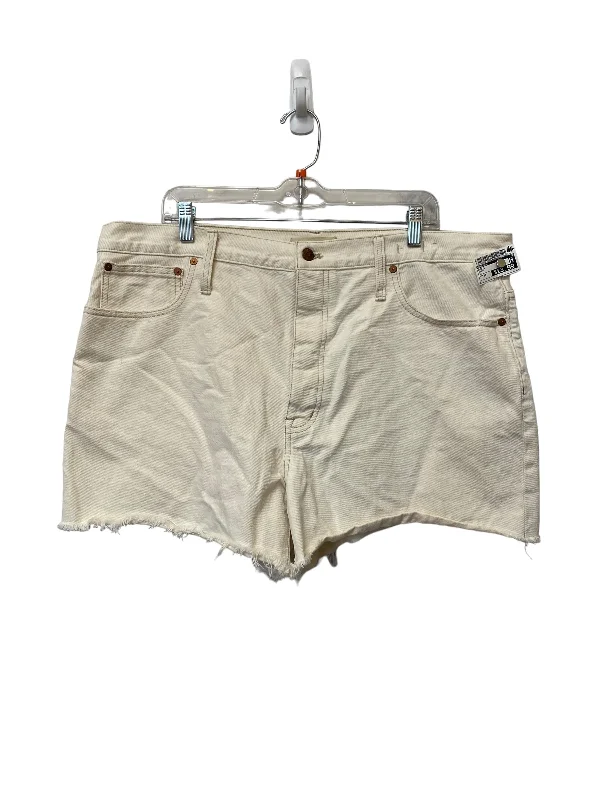 Shorts By Madewell In Cream, Size: 33 Cool Men's Distressed