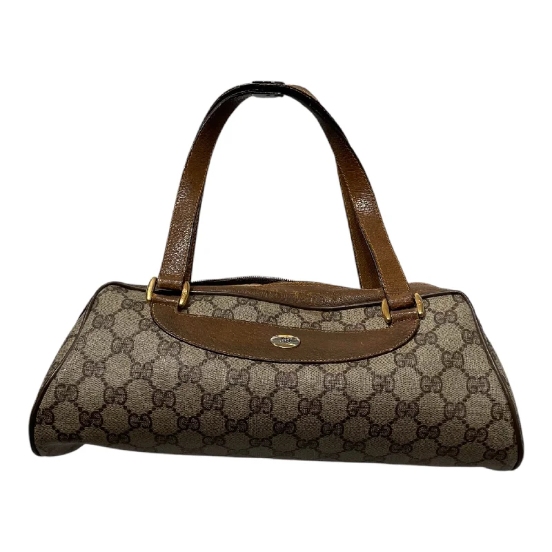 GUCCI/Hand Bag/Monogram/Leather/BRW/monogram logo Street