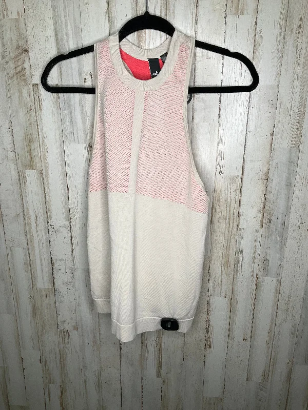 Athletic Tank Top By Adidas In Pink & Tan, Size: M Vintage Men's 1970S Disco