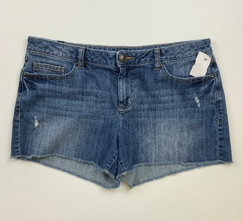 Shorts By Lc Lauren Conrad In Blue Denim, Size: 14 Cclassic Men's Tweed