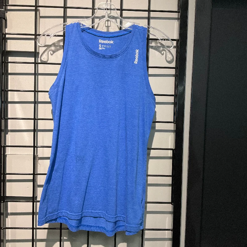 Athletic Tank Top By Reebok In Blue, Size: S Laid