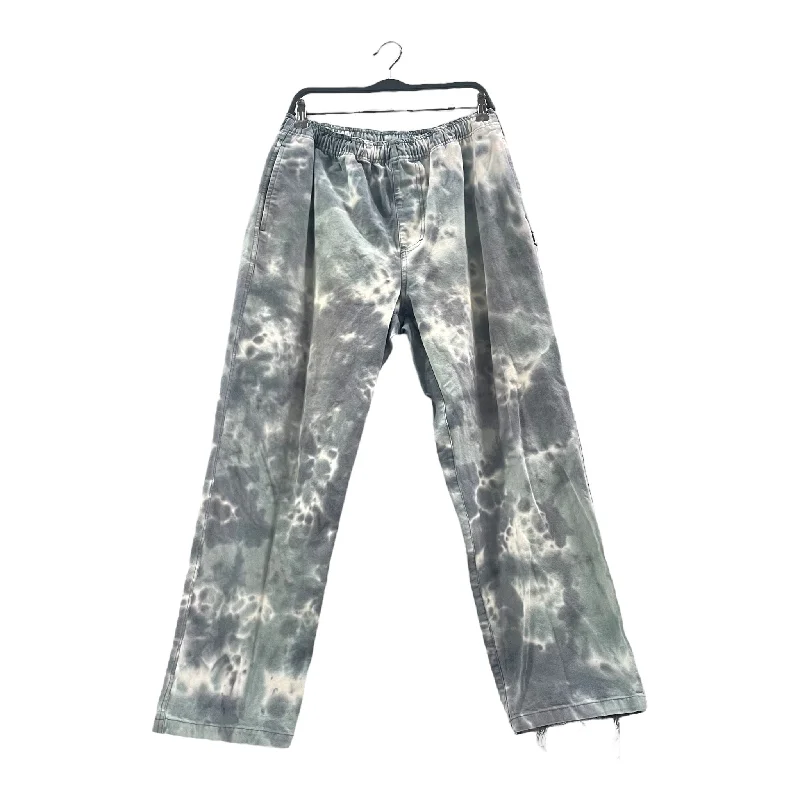 STUSSY/Pants/L/Cotton/GRN/All Over Print/TIE DYE/CARGO/DRW STRING/ Confident Men's High