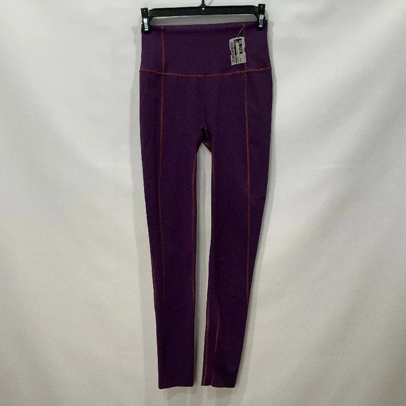 Purple Athletic Leggings Lululemon, Size 4 Cozy Men's Winter