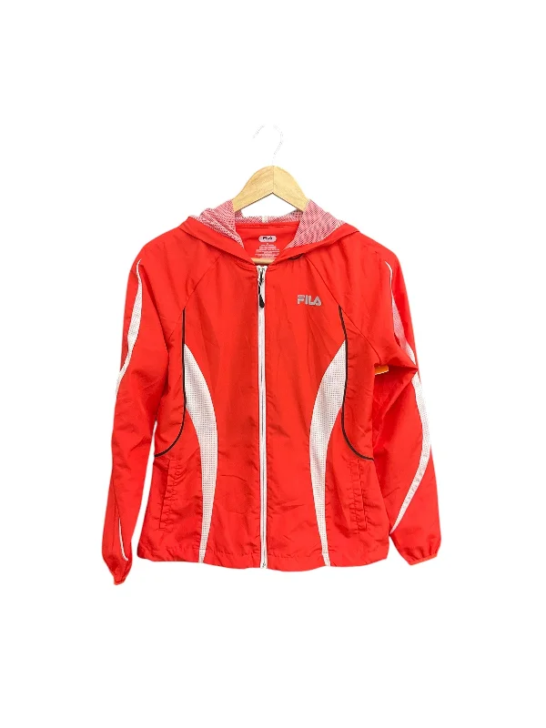 Athletic Jacket By Fila In Red, Size: Xs Luxurious Men's High