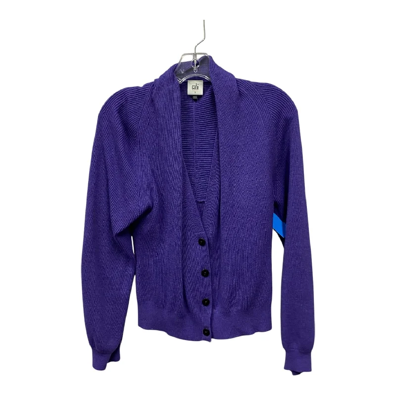 Cardigan By Cabi In Purple, Size:S Sophisticated Men's 