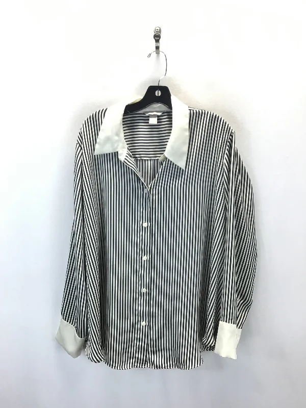 Top Long Sleeve By H&m  Size: Xxl Cool Men's Distressed