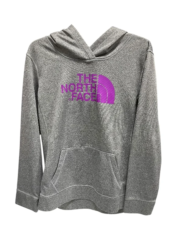 Athletic Top Long Sleeve Hoodie By The North Face In Grey, Size: Xl Refined Men's Hand