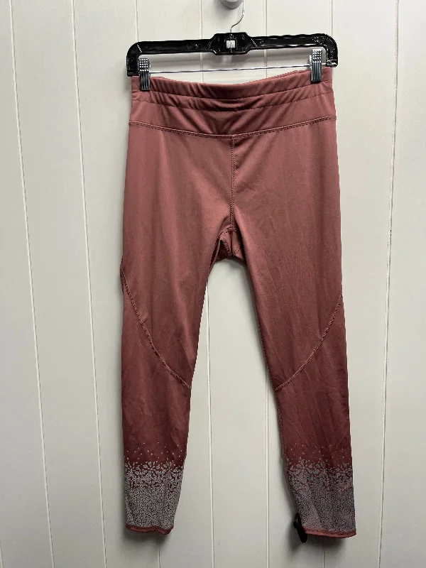 Mauve Athletic Leggings Fabletics, Size M Casual Men's Japanese 