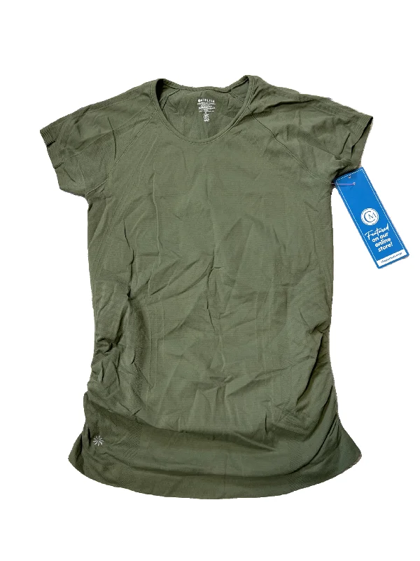 Athletic Top Short Sleeve By Athleta In Green, Size: S Dynamic Men's High