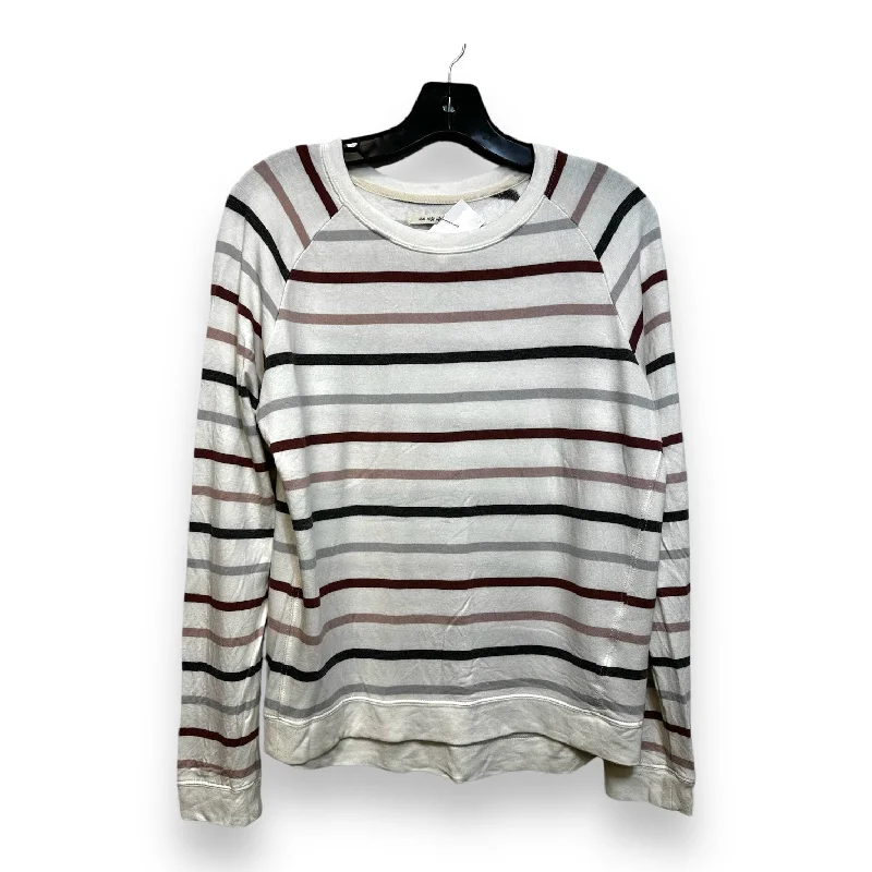 Top Long Sleeve Basic By Thread And Supply In Striped Pattern, Size: S Tailored