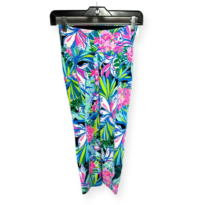 Weekender Crop Leggings UPF 50+ in You Me & Giraffee Luxletic Lilly Pulitzer, Size Xxs Bohemian Men's Free