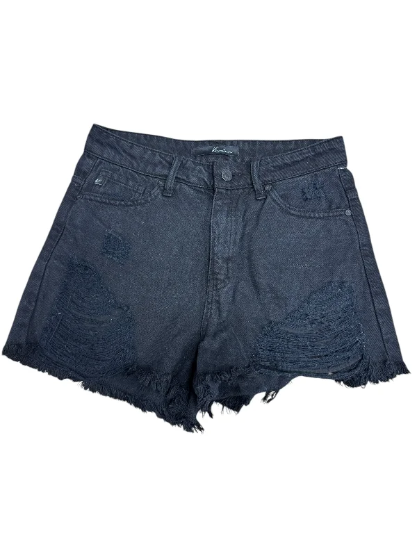 Shorts By Kancan In Black Denim, Size: M Organic