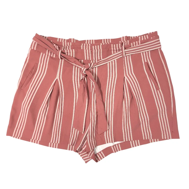 Shorts By Torrid In Pink & White, Size:22 Gym