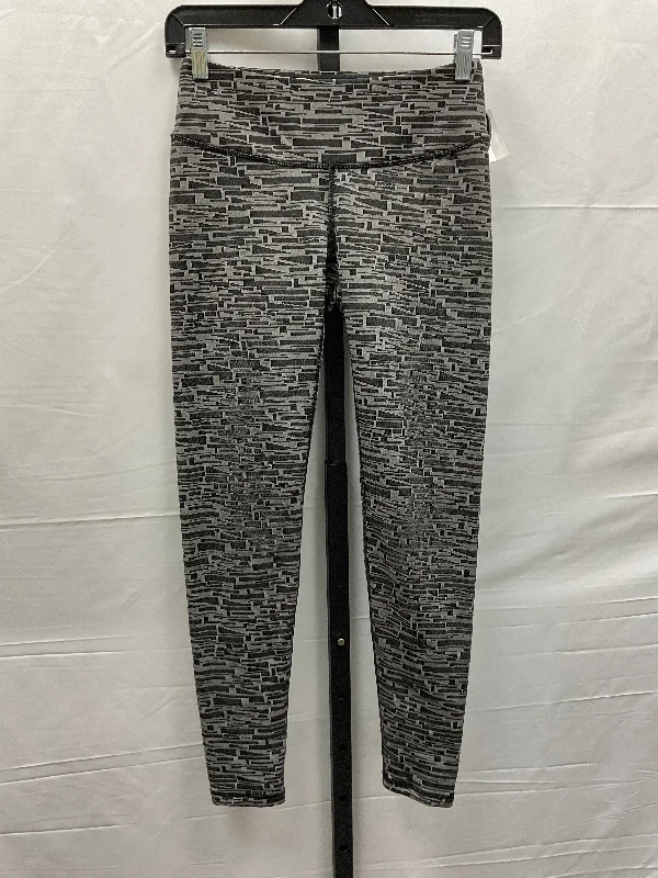 Black & Grey Athletic Leggings Lucy, Size S Dynamic Men's Moto