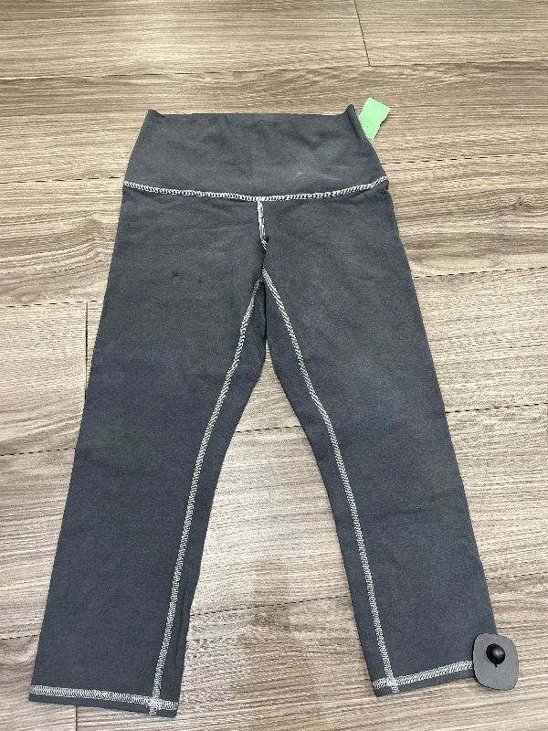 Grey Athletic Leggings Lululemon, Size 6 Stylish Men's Neon