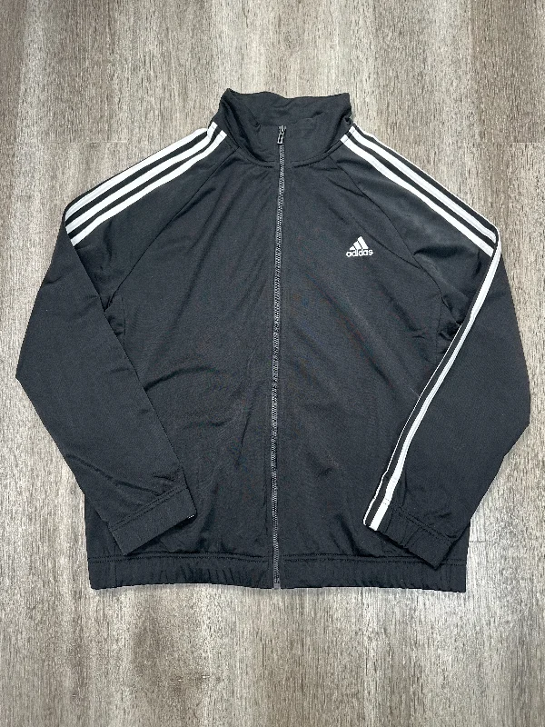 Athletic Jacket By Adidas In Black, Size: 2x Vacation