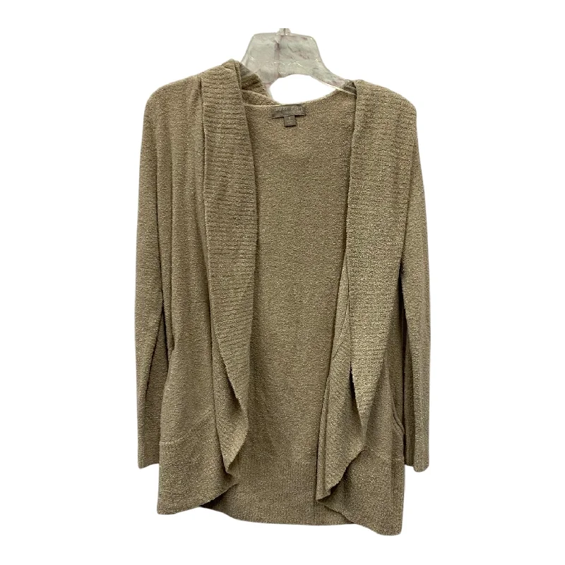 Sweater Cardigan By Barefoot Dreams In Tan, Size:S Cool Men's Skate