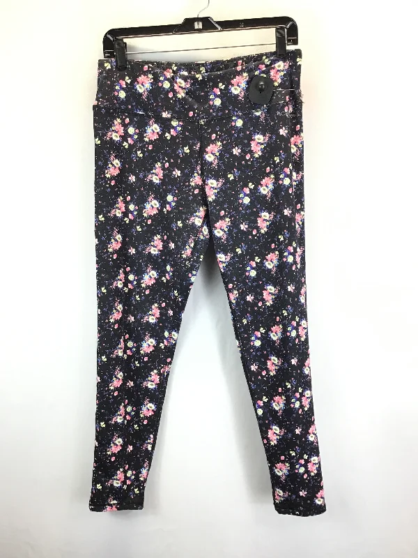 Floral Print Athletic Leggings Bcbgeneration, Size L Masculine Men's Thick