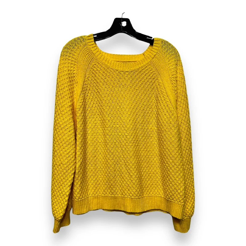 Sweater By Loft In Yellow, Size: Xl Trendy Men's Oversized