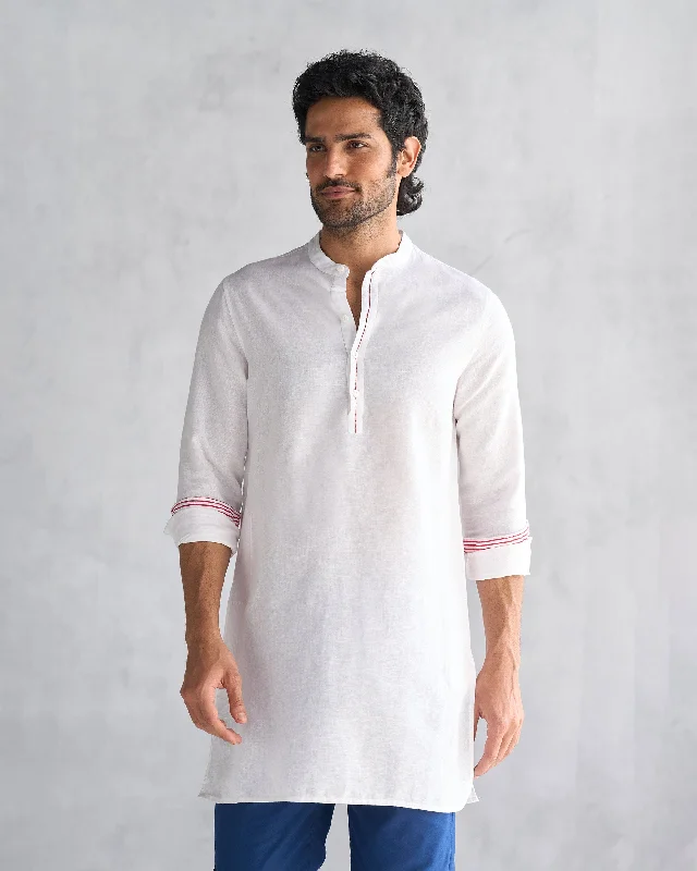 Chandni Chowk Kurta - White Vacation