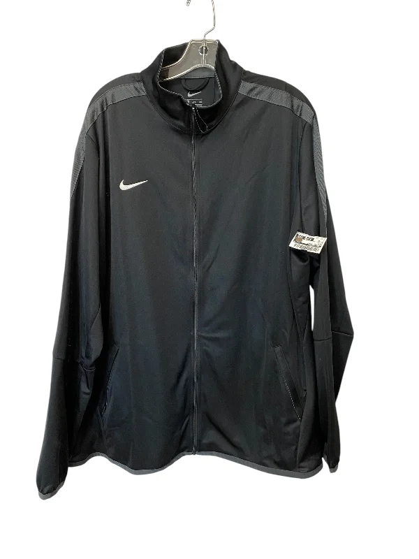 Athletic Jacket By Nike Apparel In Black, Size: 3x Athletic Men's High