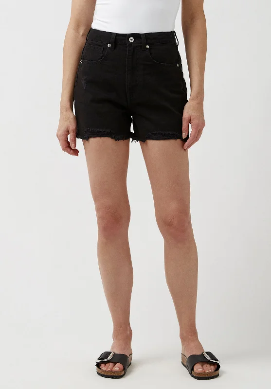 Super High Rise Joanna Frayed Shorts - BL15913 Classic Men's Pin