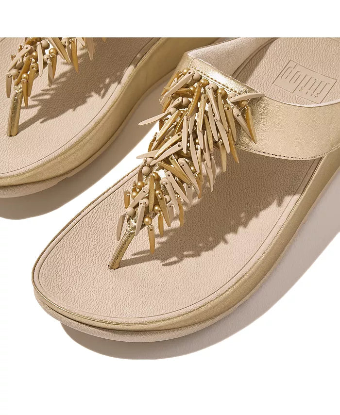 FitFlop Rumba Beaded Sandals - Platino Rugged Men's Outdoor 