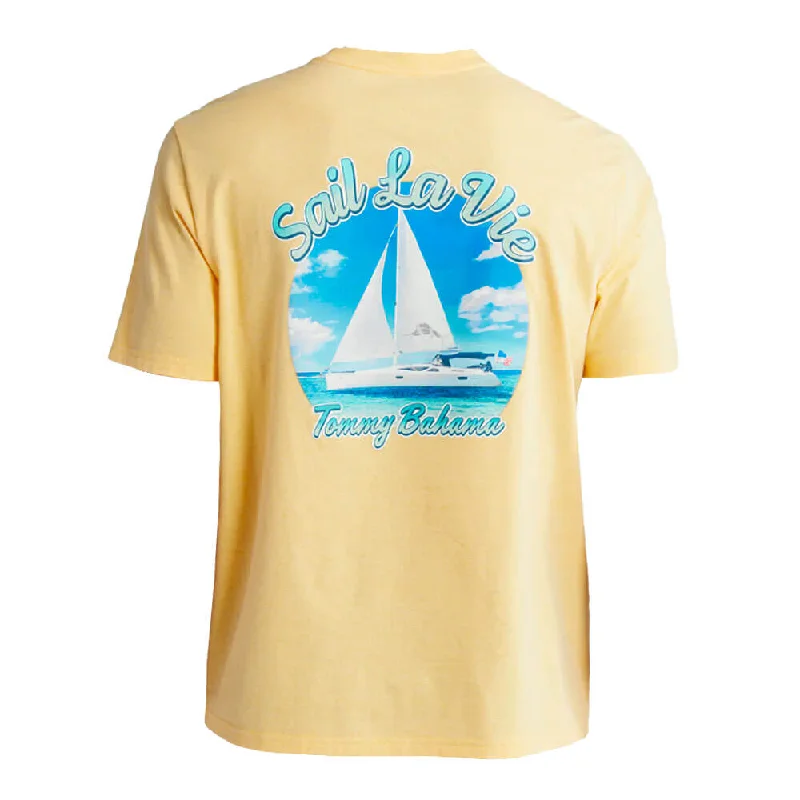 Tommy Bahama Sail La Vie Tee T-Shirt - Angel Fish Heather Cozy Men's Winter