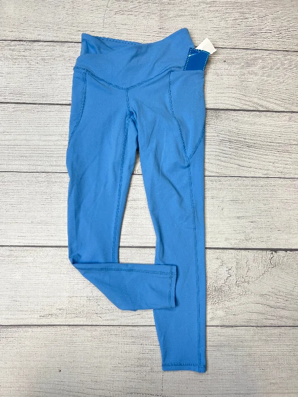 New! Blue Athletic Leggings Fabletics, Size Xxs Confident Men's High