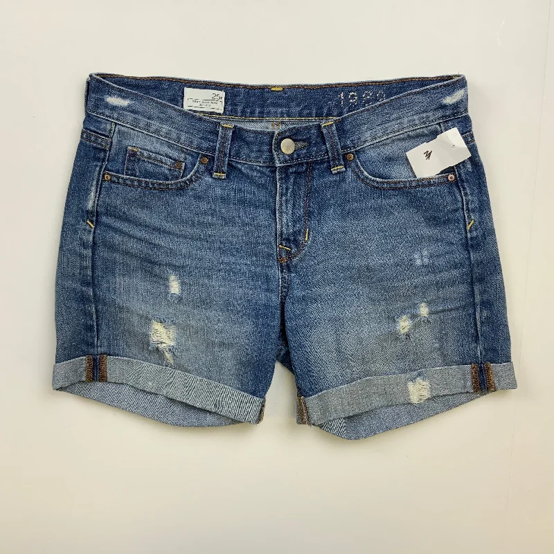 Shorts By Gap In Blue Denim, Size: 4 Monochromatic All