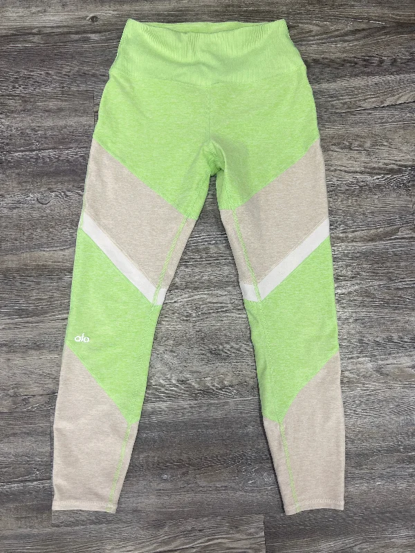 Green & Tan Athletic Leggings Alo, Size S Traditional Men's Country