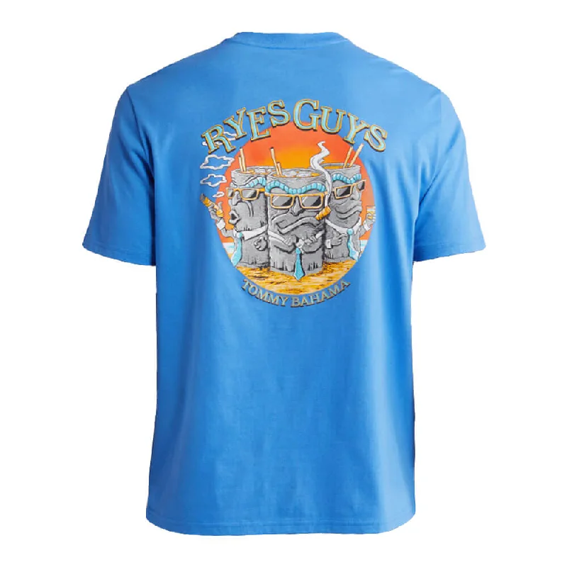 Tommy Bahama Ryes Guys Tee T-Shirt - Palace Blue Traditional Men's Wool