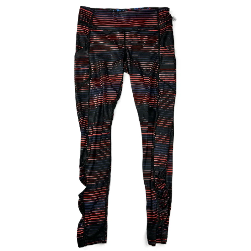 Striped Pattern Athletic Leggings By Lululemon, Size: 8 Bold Men's Animal