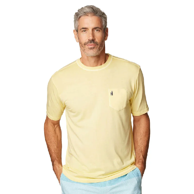 Johnnie-O Dale 2.0 T-Shirt - Canary Casual Men's Loose