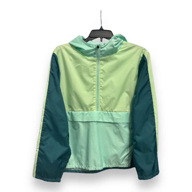 Athletic Jacket By Avia In Green, Size: 3x Sleek Men's Metallic