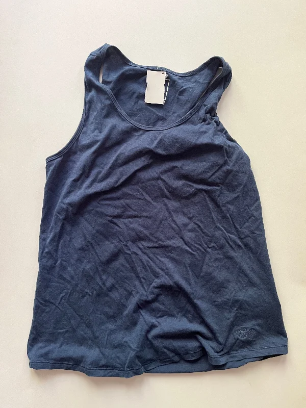 Athletic Tank Top By North Face In Navy, Size: M Edgy Men's Punk