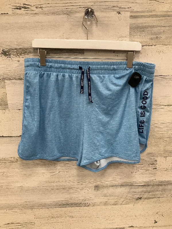 Shorts By Life Is Good In Blue, Size: Xl Adventure