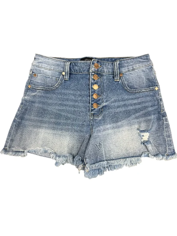 Shorts By Liverpool In Blue Denim, Size: 6 Bold Men's Animal