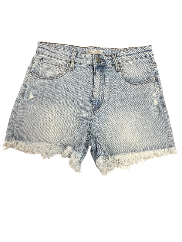 Shorts By Kut In Blue Denim, Size: 4 Sleek Men's Metallic