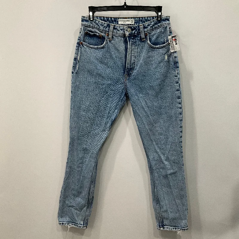 Jeans Skinny By Abercrombie And Fitch In Blue Denim, Size: 4 Relaxed Men's Australian 