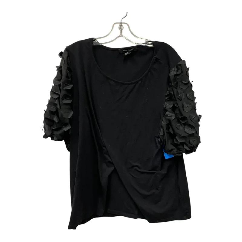 Top Ss By Ashley Stewart In Black, Size:3X Practical Men's Multi