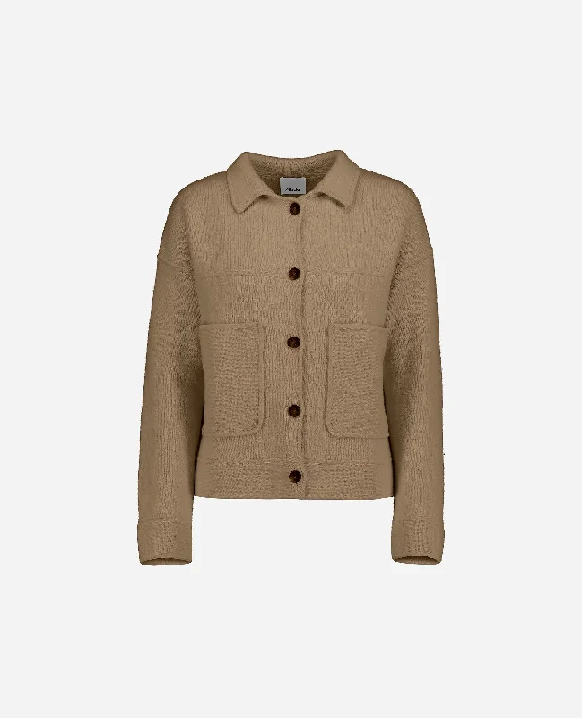 Jacket aus Cashmere-Mischung in Beige Adventure